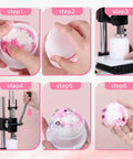 No Sweat Bath Bomb Press Machine With Seven Round Molds For Effortless Diy Soaps And Luxury Spa Fizzies Making Pro Level Crafting Kit For Home Business Hustle steps for making bath bombs.