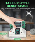Compact Go To Bench Buffer Polisher Kit With Adjustable Speed For Jewelry Making Displayed With Accessories On Wooden Table