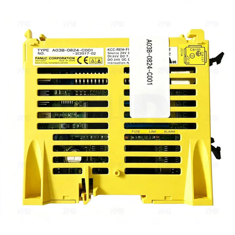Fast Drop In CNC IO Board For CNC Machine Automation Industrial Control Module Replacement Part Compatible With A03B-0824-C001 C002 C003 C004 Delivers Stable Signal Transmission For Long Term Operation And Easy Maintenance yellow replacement module