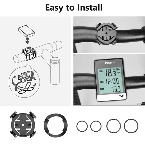Wireless GPS Bike Computer With 3.26 Inch LCD Display IPX6 Waterproof For Road Mountain And Gravel Riding, Dual Satellite GPS And BDS Lock For Precise Real Time Speed, Distance, And Route Data And Professional Data Analysis