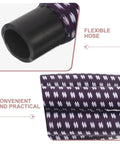 Close-up of Heavy Duty 51.97 Inch High Temperature Steam Hose Replacement for Garment Steamer showing flexible PVC nylon material.
