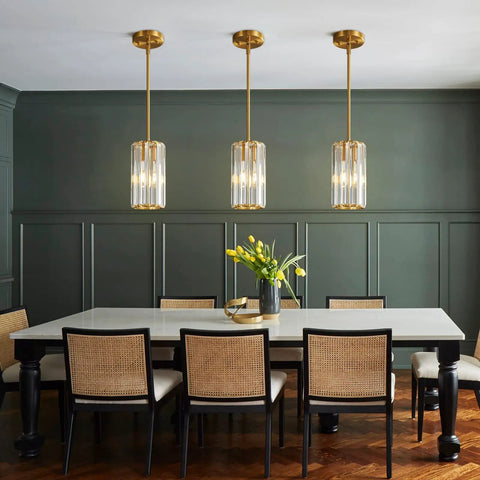 Gold Pendant Lighting Set Modern Mini Crystal Chandeliers Adjustable Pendant Light Fixture For Kitchen Island Dining Room Corridor Bedroom 2 Pack Luxe Glow And Cozy Vibe over dining table