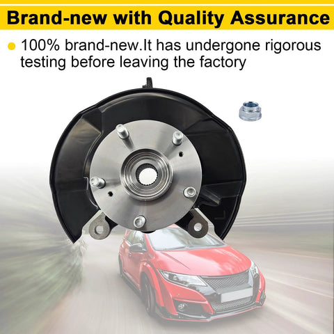 Front Left Steering Knuckle Wheel Hub Bearing Assembly For Honda Civic 1 8L 2012 2016 LK097 51216 TR3 Y00 51216 TR0 A00 Replacement Part