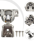 Soft Close Cabinet Hinges With Built In Damper 6-Way Adjustable Concealed Hinge for Overlay Kitchen Cabinets, screws included