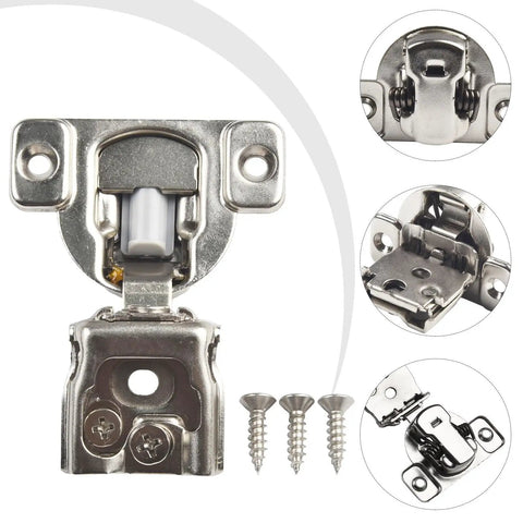 Soft Close Cabinet Hinges With Built In Damper 6-Way Adjustable Concealed Hinge for Overlay Kitchen Cabinets, screws included