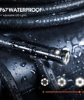 Dual Lens 1080P Endoscope Camera With Light 4.3 Inch IPS Display and 16.5 Foot Snake Cable waterproof borescope detail view