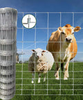 Heavy Duty Galvanized Wire Fence 4ft By 164ft For Goats, Sheep And Deer, Durable Chain Link Fence With Heavy Zinc Coating