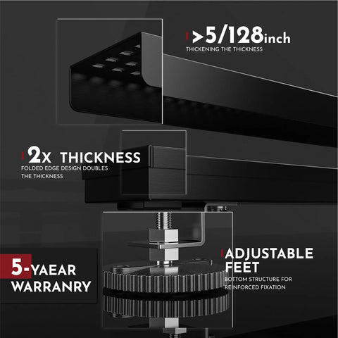 12 Inch Linear Shower Drain With Rectangular Floor Drain Grate Matte Black SUS304 Stainless Steel Square Hole Pattern