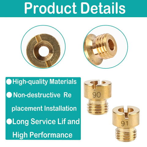 Holley Main Jet Assortment Kit 72 Brass Carburetor Jets Size 64 To 99 For Holley 2010 2300 4010 4011 4150 4160 4500 Carburetors