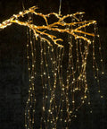 Plug In Fairy Lights With 6.56 Ft Copper Wire, 14 Branch Strands And 280 LEDs, Warm White Twinkle String Lights For Garden Vibe