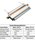 Heavy Duty Acrylic Bending Machine 110V Thermal Sheet Bender with dual lengths of 23.6 and 47.2 inches for plastic projects.