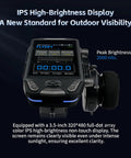 Dope 2.4Ghz 11CH RC Transmitter With IPS Display showcasing 3.5-inch 320x480 non-touch screen, Peak Brightness: 2000 nits.