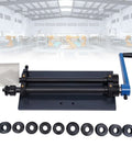 Sheet Metal Bead Roller Machine With 12 Inch Gear Drive Bench 6 Dies Set Manual Crank Durable Steel Construction for auto body fabrication.