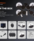 Roland TD-02K kit configuration for Dope Entry Level Electronic Drum Kit With Expressive Playability, Noise-Reducing Pads.