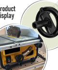 Tough As Nails Table Saw Hand Wheel 5140032-48 replacement part, black design for DW745 models, smooth upgrade for better grip.