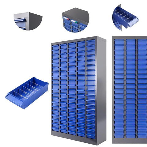 100 Drawer Parts Cabinet With Nut And Bolt Organizer Label Stickers ABS Material Drawers Heavy Duty Hardware Organizer for storage