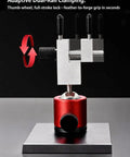 Ultra Precision Mold Steel Hobby Vise With 360 Degree Base Six Clamp Rods And 2.28 Inch Opening Width Handheld DIY Vise