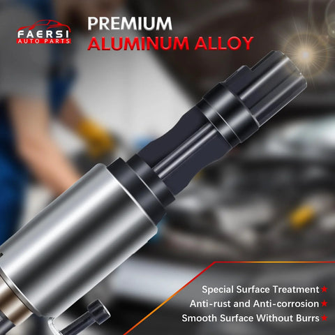 Close-up of premium aluminum alloy 2 Pack Camshaft Variable Valve Timing Solenoids VCT Solenoids 8L3Z-6M280-A And 8L3Z-6M280-B Replacement