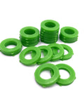 Green Silicone Washer Gasket Pack Of 20 For 3/4 Inch Garden Hose Fittings And Nozzles, Leak Proof Seals