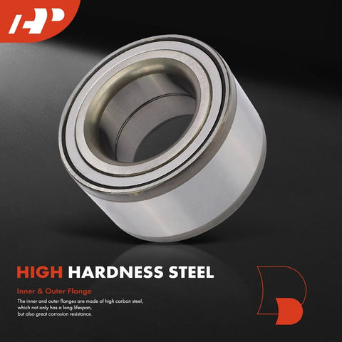 2 Front Wheel Bearings For Toyota Tacoma 1995 To 2004, Tundra 2000 To 2006, 4Runner 1996 To 2002, Sequoia 2001 To 2007, high hardness steel