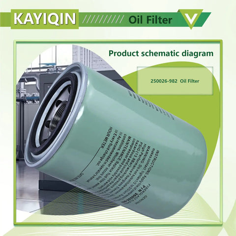 Heavy Duty Oil Filter For Bds Trek Es Vs Air Compressors Keeps Your Rig Running Dead On Replaces 250026982 250028032, schematic view.