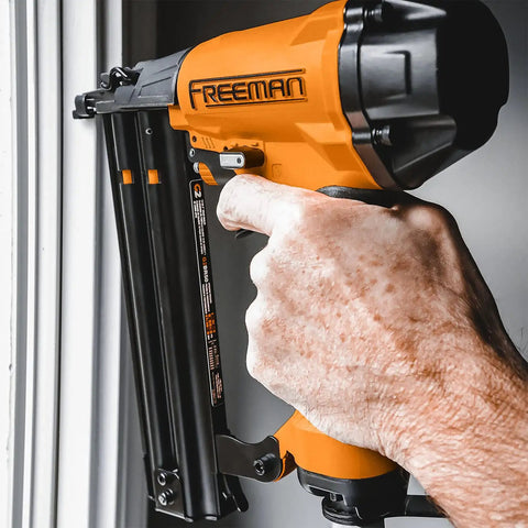 Top Shelf Next Generation Pneumatic 18 Gauge 2 Inch Brad Nailer Boasting Smooth Airflow Control And Ultra Tough Hardened Steel Construction For Pro Contractors