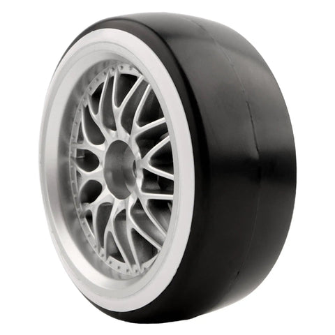 1/10 Scale RC Drift Tires 4 Pack On Road Wheels With 12mm Hex Hubs Beefy Hard Plastic Grip For Traxxas 4Tec 2.0 3.0 Tire