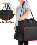 Heavy Duty Big Buddy Heater Carry Bag With Thick Padded Interior And Anti Slip Bottom Multiple Pockets Extra Durable Portable Storage Case held by person