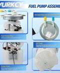 Components of Electric Plug And Play Fuel Pump Module Assembly For 2002-2004 Chevy TrailBlazer 4.2L 5.3L Replace E3549M P75053M
