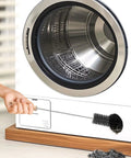 Long Flexible Dryer Vent Cleaning Brush With Wood Handle For Lint Removal And Debris Cleanup 28.7 Inch Pro Grade Vent Cleaner Tool used
