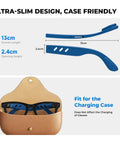 Silicone Eyeglass Ear Grips For Ray Ban Meta Smart Glasses Gen 1 And Gen 2 Anti Slip Ear Hooks 13cm Ultra-Slim Design