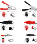 Heavy Duty 60 Piece Metal Alligator Clip Set With Badass Grip For Wiring Soldering Gluing And Quick Electrical Fixes Around The Shop Or Garage Rig When You Just Gotta Get It Done Fast with detailed clamp measurements.
