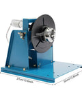 Heavy Duty Rotary Welding Positioner Turntable with a cast iron base, features a robust design and adjustable 0-90 degree angle.