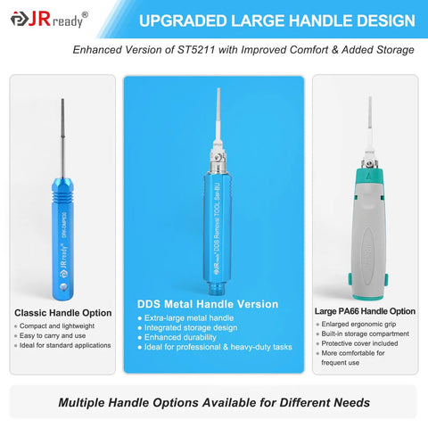 Heavy Duty DdS Metal Storage Handle Pin Removal Kit For Weather Pack And Metri Pack Connectors displayed with multiple handle options.