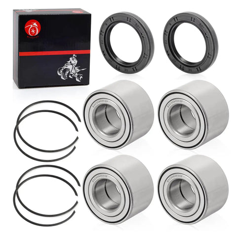Heavy Duty Front And Rear Wheel Bearing Set 30x60x37mm With Circlip For Maverick Commander Outlander Renegade Max 330 400 450