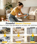 Huitine Portable Steam Cleaner With 1.9 Qt Tank Delivers Powerful High Temp Steam For Stubborn Grease And Dirt On Grout Stovetop And Tiles Ideal For Deep Home Cleaning Maintenance Tasks used on stained couch.