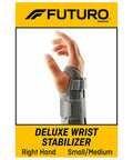 Deluxe Wrist Stabilizer For Right Hand, Adjustable Straps, Breathable All Day Comfort, Ideal For Injury Recovery, Small to Medium