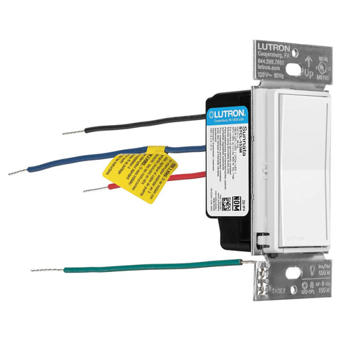 Slick Gliding Touch Led Dimmer Switch With Integrated Locator Light Single Pole Three Way Wiring Configuration For House Fixtures Heavy Duty Craftsmanship No Sweat Install with wires connected.