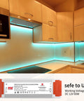Dimmable 12V 60W LED Driver Power Supply With Universal Regulated DC Output And Dimmer Low Voltage Transformer for LED strip lights in kitchen