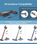 All-inclusive compatibility of 30.45V Replacement Charger For V10 V11 V12 V15 Cordless Vacuums with Dyson models.