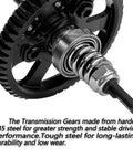 Close-up of hardened steel gear from Beefed Up 54T Spur Gear Upgrades For Slash Stampede Rustler 4X4 VXL
