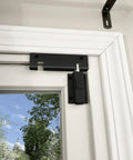 Glass Sliding Door Lock Black Foot Lock For Patio And Sliding Doors Extra Security For Home And Travel Child Safety Lock