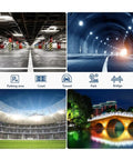 JUDYSSY Led Flood Light Ac220 50W 100W Led Street Lamp in parking, court, tunnel, park, stadium, bridge settings.
