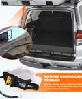 Toyota 4Runner Rear Hatch Latch Actuator Replacement for 2003-2009 4th Gen showing trunk and latch detail