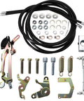 Twin Cable Throttle Linkage Kit For Side Draft DCOE 40mm 45mm Carburetors Mounting Hardware Upgrade To Boost Throttle Response And Keep Your Engine Running Smooth As Butter And Stable. twin cable, hardware kit with cables, brackets, springs, and linkage rod