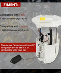 Plug-And-Play Electric Fuel Pump Module Assembly for 2007-2010 Edge and Lincoln MKX 3.5L V6 Replacement with Carbon Commutator Tech