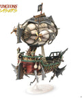 Flying Pirates Airship Miniature For DND And 5E RPGs Unpainted And Unassembled Over 10 Inches Tall With Optional Props