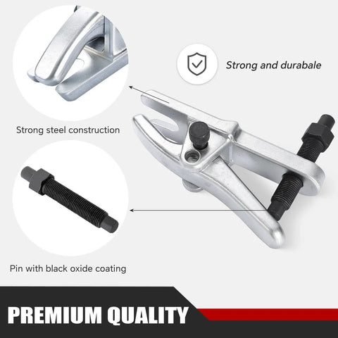 Universal Ball Joint Separator Tool Beefed Up for Cars Trucks and ATVs heavy duty removal kit with durable steel