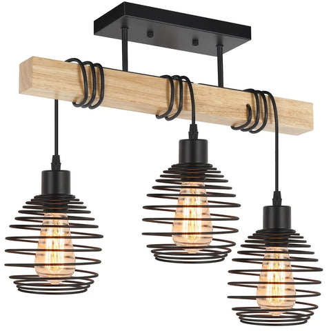 Plug In Wall Sconces Set Of Two Farmhouse Style Wall Mounted Lights With Metal Cage Lampshades And Solid Wood Beam