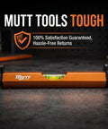 Pro Grade Aluminum String Line Level For Masonry And Fence Jobs, a compact orange tool on a work surface.